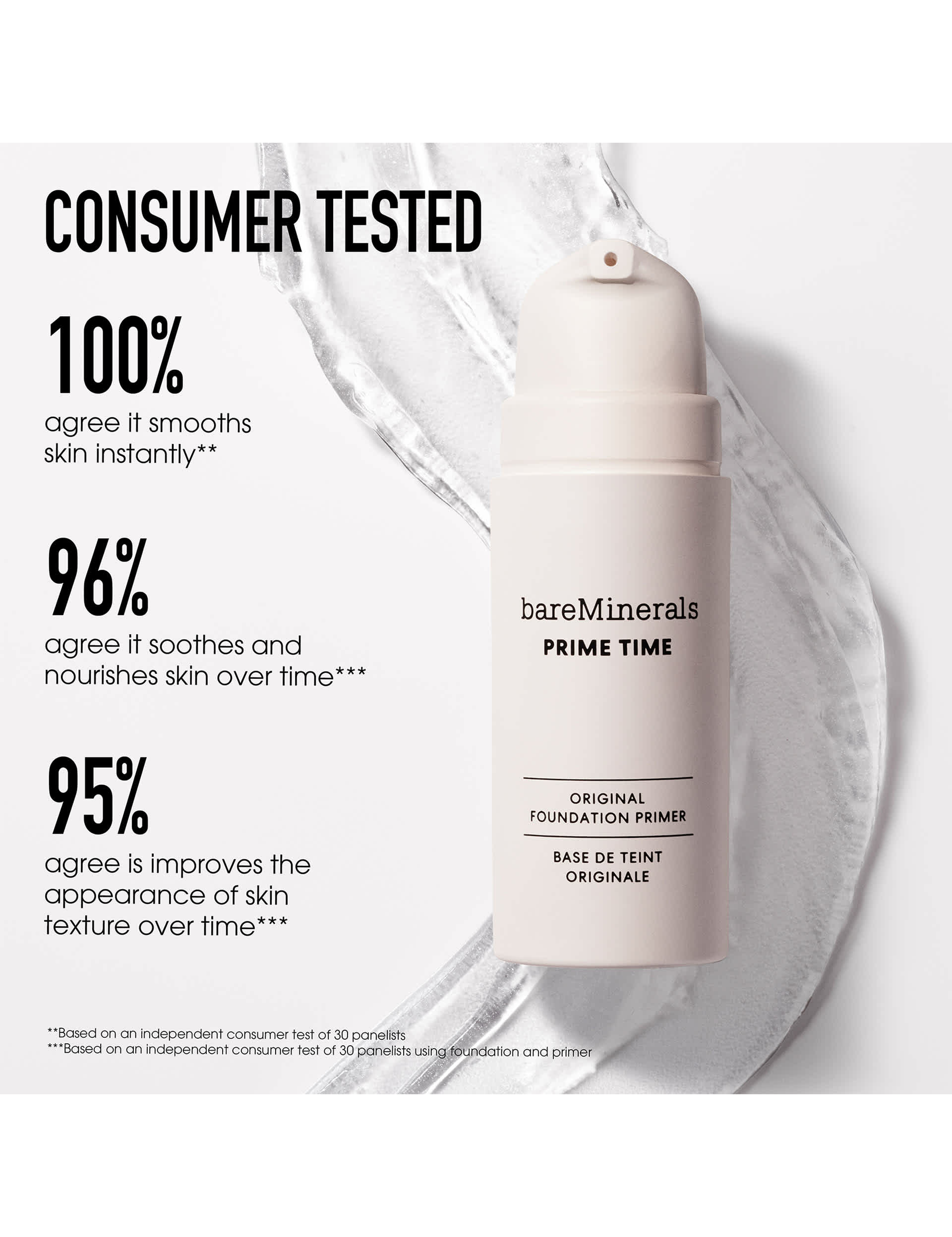 bareMinerals Mini Prime Time Original Pore-minimizing Primer 15ml, imported from the UK