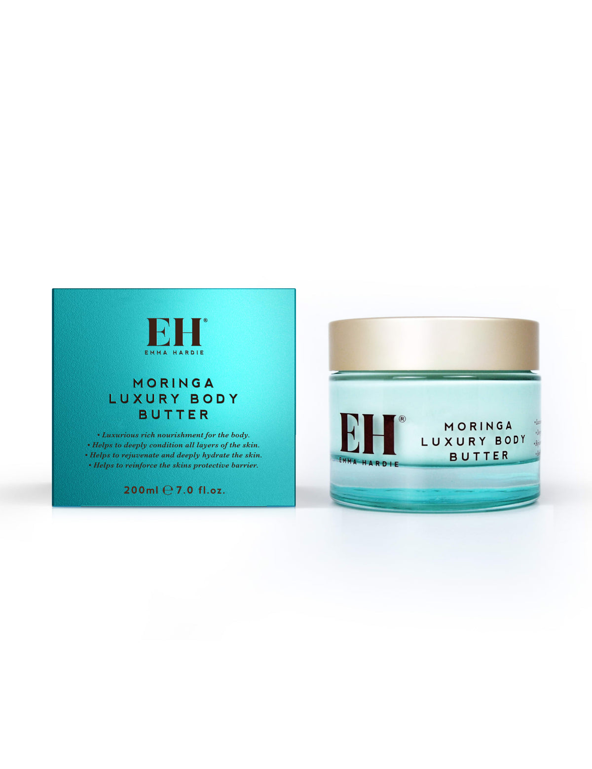 Emma Hardie Moringa Luxury Body Butter 200ml, imported from the UK