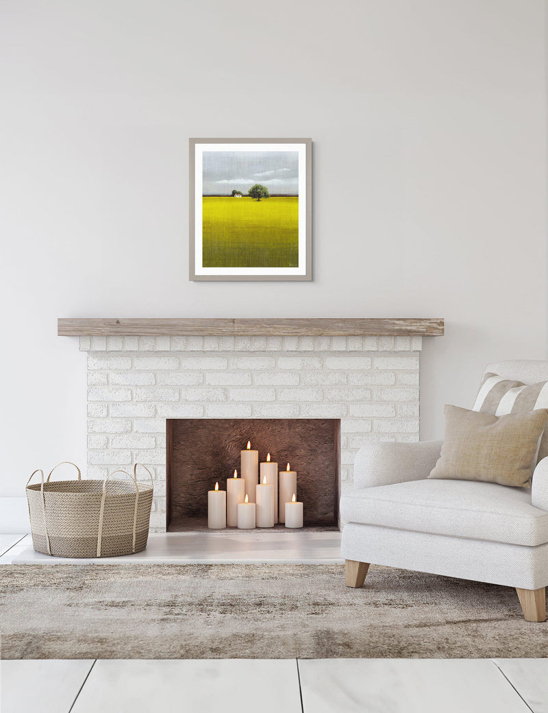 Gallery Direct morning warmth nature framed art 70x60 cm, imported from the UK