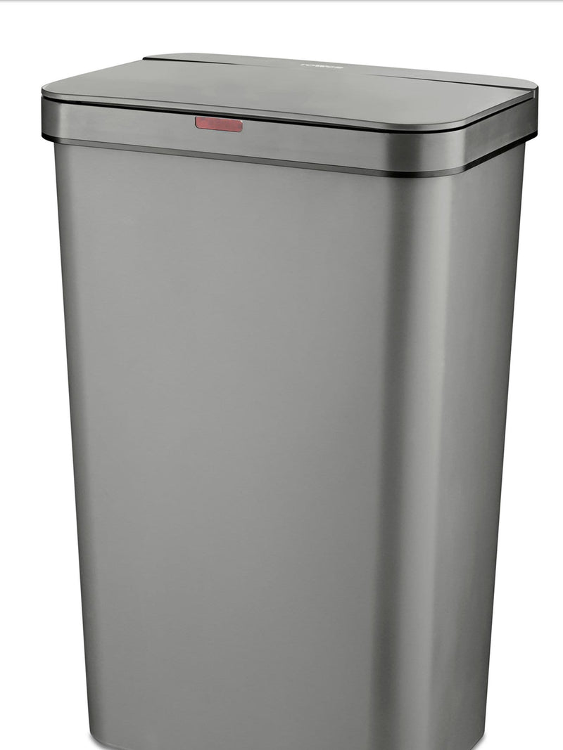 Tower grey rectangular sensor bin 50L (British brand)