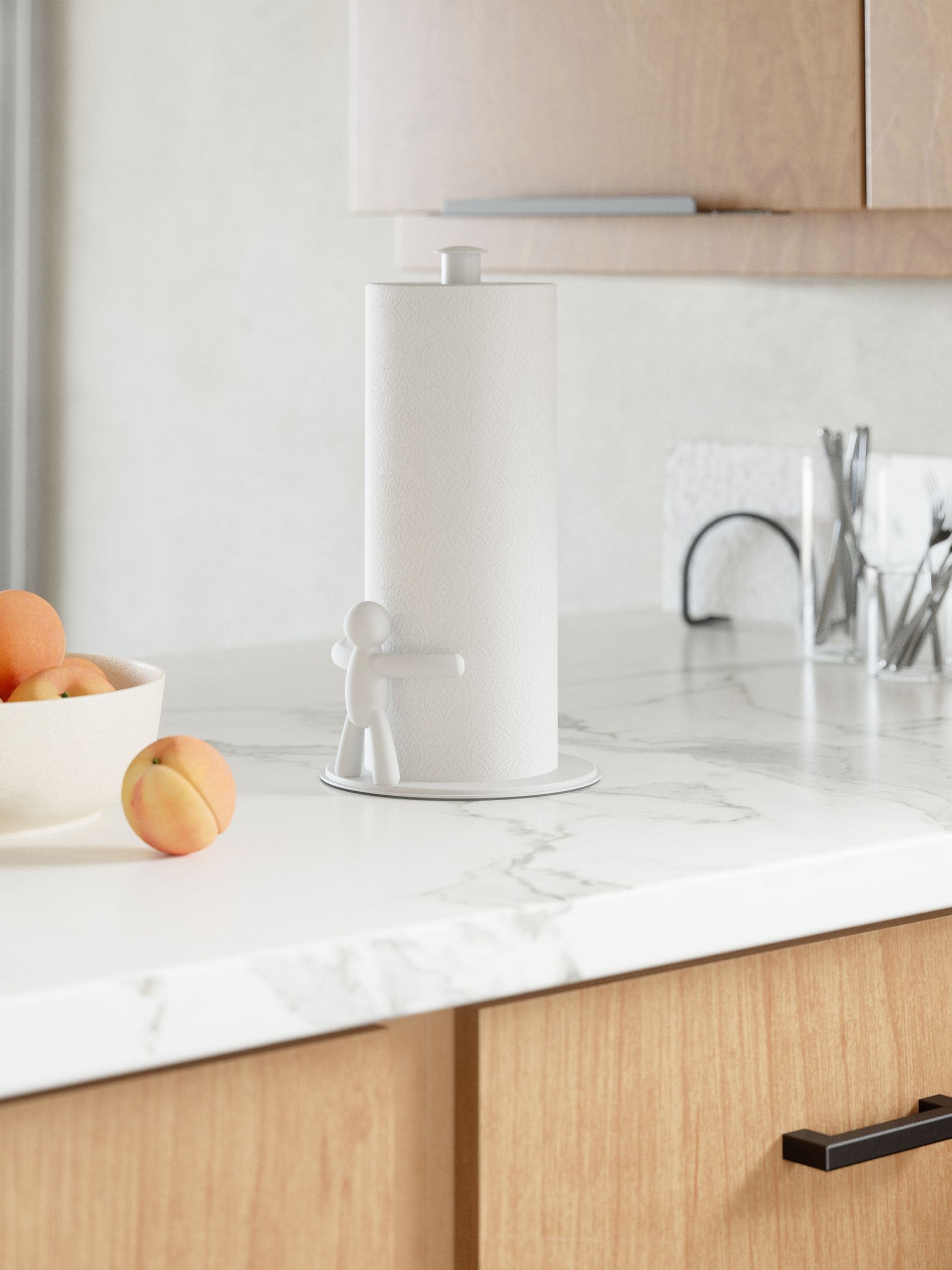 Umbra White Buddy paper towel holder (British brand)