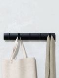Umbra wall mounted coat rack with retractable hooks (British brand)