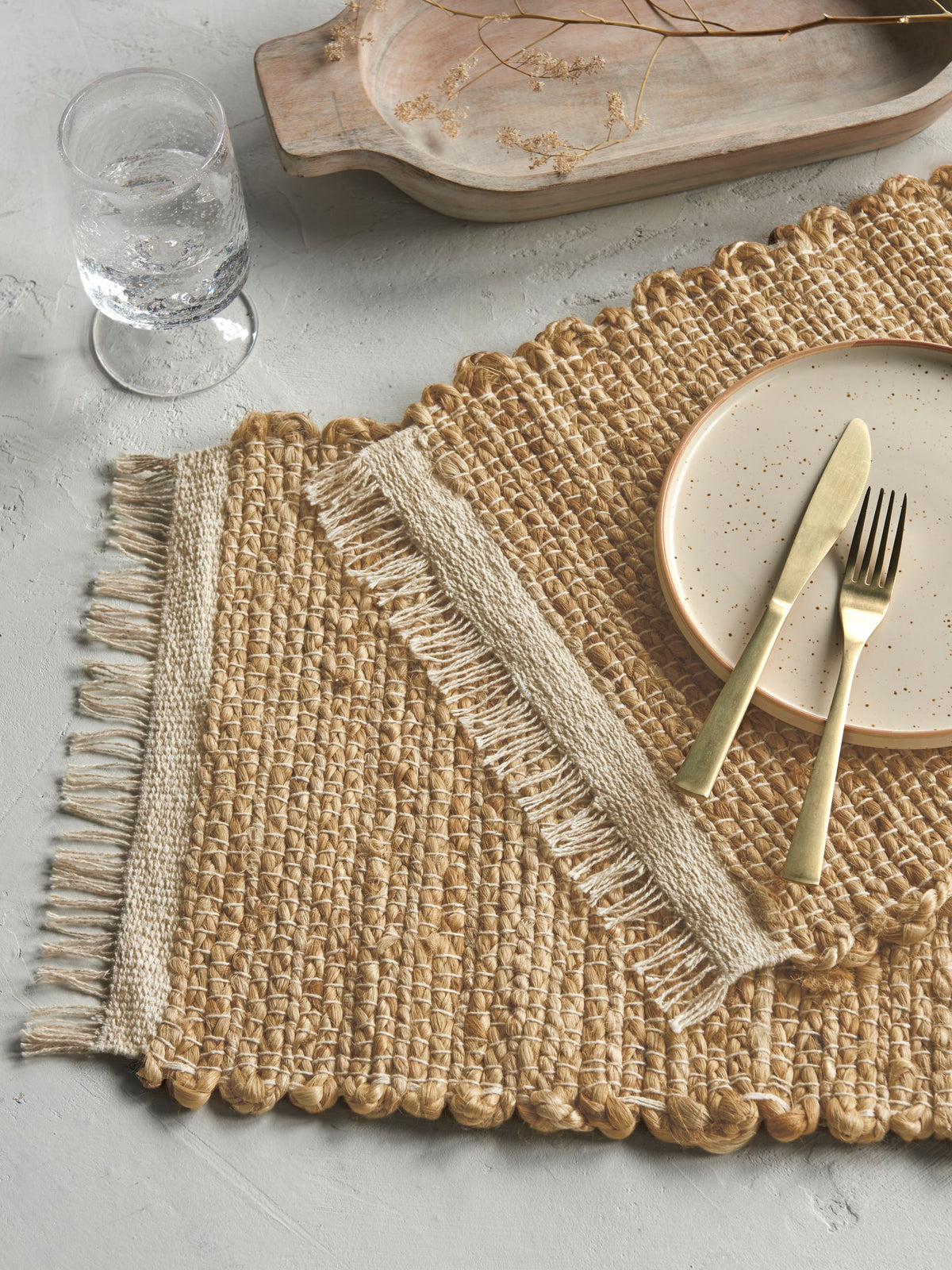 French Connection natural Watamu placemats set of 2 - British product