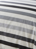 Bedlam Grey Beckett Stripe Duvet Cover Set - British product
