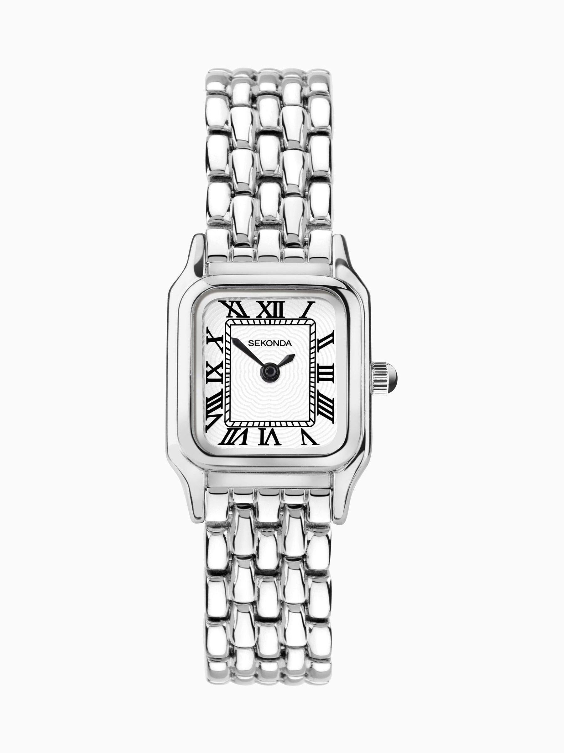 Sekonda Quinn silver alloy bracelet ladies watch (British brand)