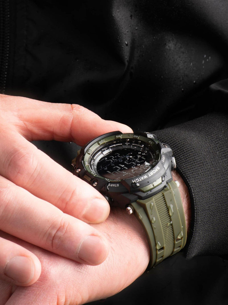 Sekonda Black Crossfell digital watch 53mm (British brand)