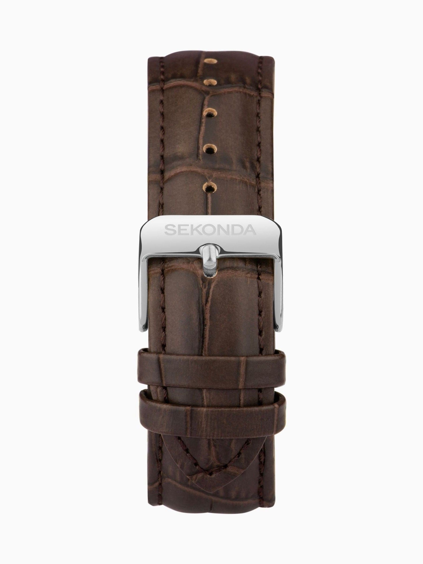 Sekonda Armstrong Brown Leather Strap Moon Phase Watch (British brand)