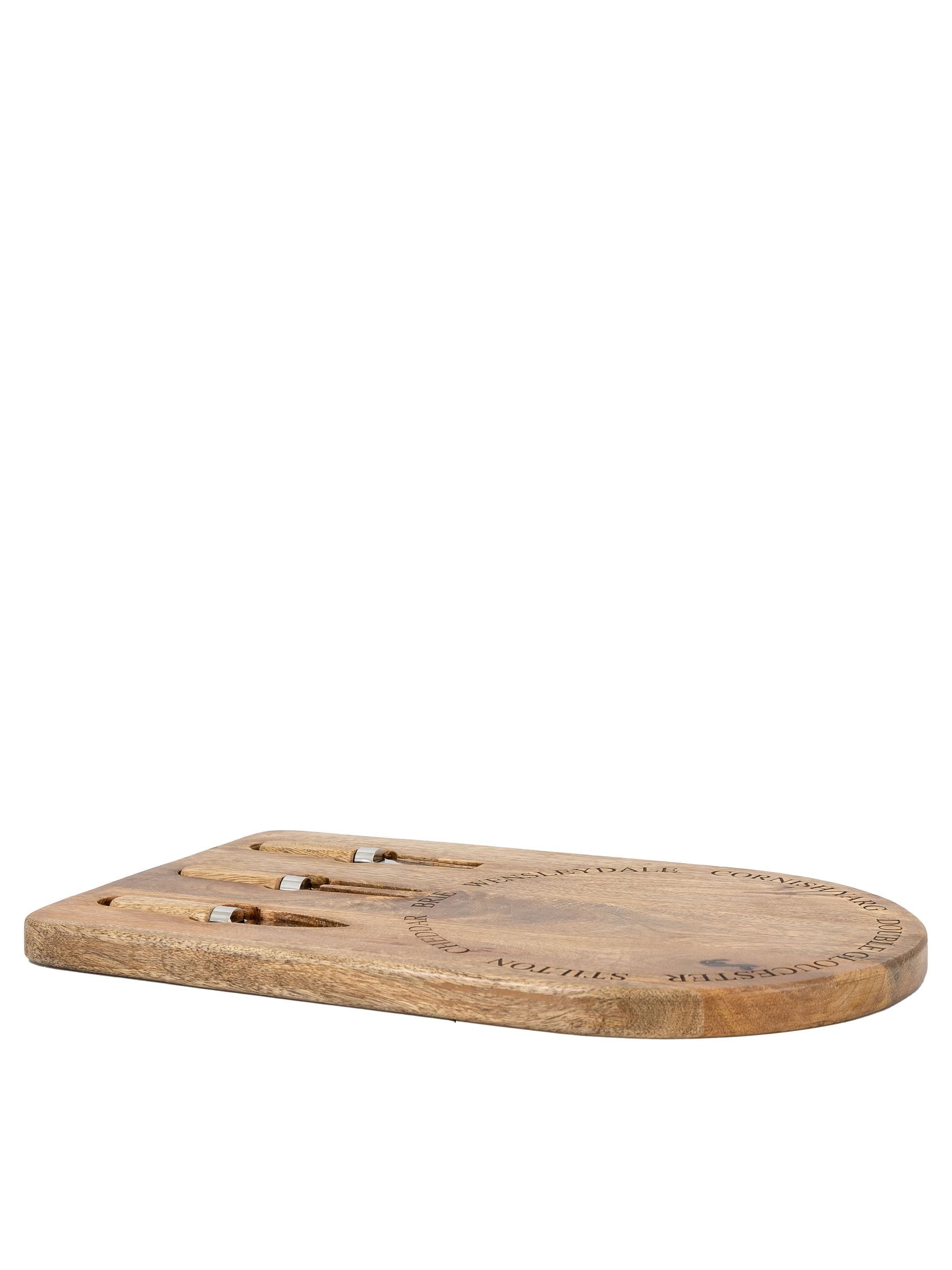 Gallery Home Natural Barstow Cheese Board Set
