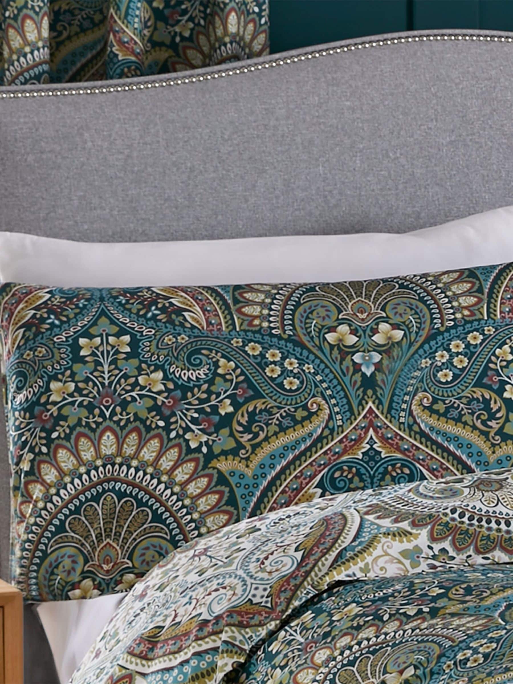 Dreams & Drapes Blue Palais reversible duvet cover set - British product