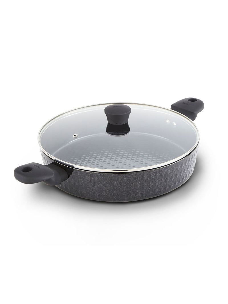 Tower Black 30cm Shallow Casserole Dish