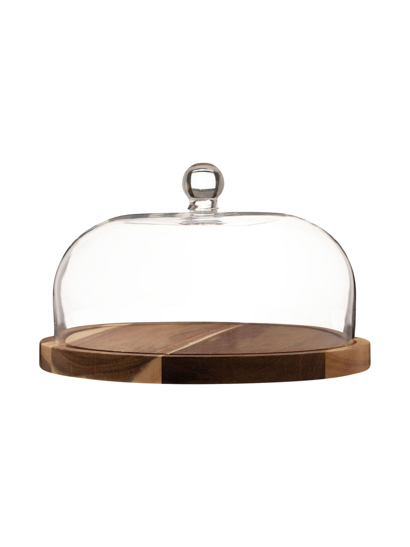 Ravenshead cheese dome with wooden board, imported from the UK