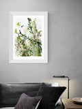 East End Prints green foliage framed art print - British product