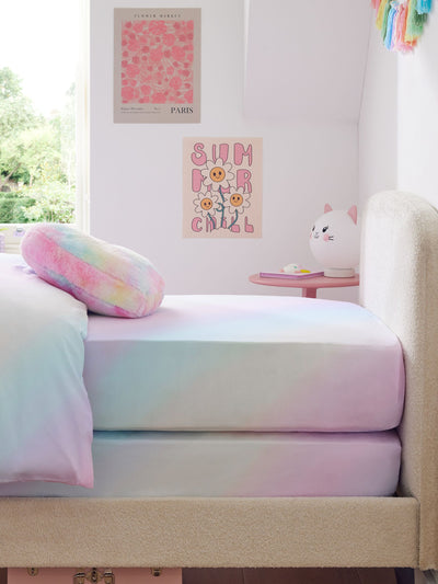 Rainbow Ombre Fitted Sheets Set of 2