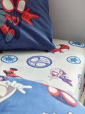 Disney Spidey fitted sheet, imported from the UK