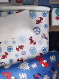 Disney Spidey fitted sheet, imported from the UK