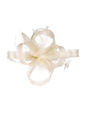 Jon Richard Cream Small Feather Fascinator Hair Clip, UK version