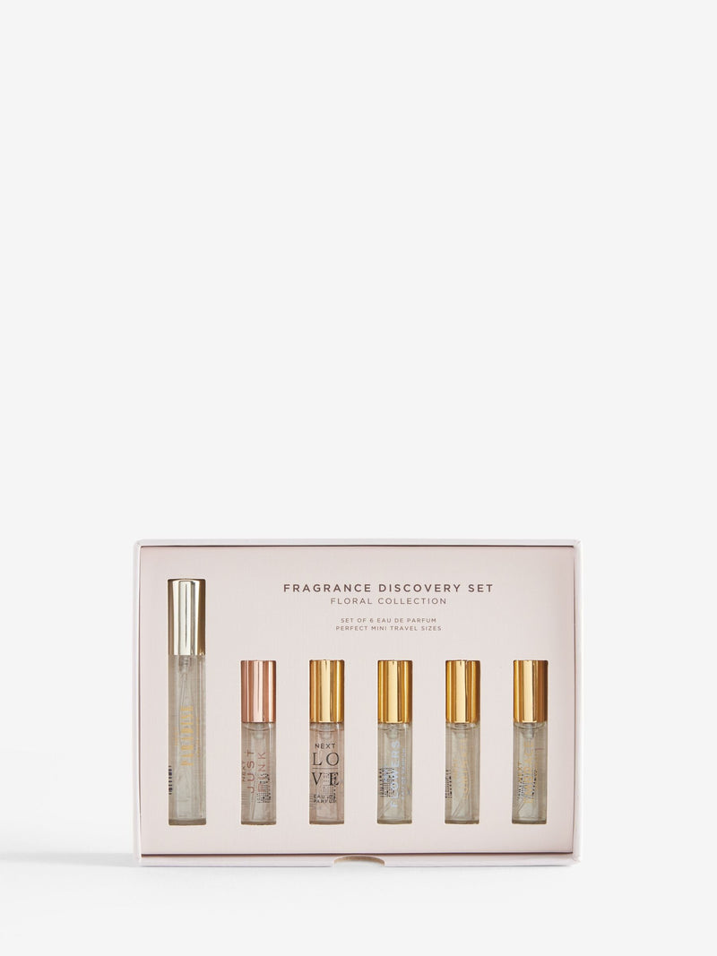 Paradise, Just Pink, and Love Eau de Parfum discovery set (British brand)