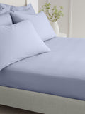 Bianca Lavender 200 thread count cotton percale fitted sheet - British product