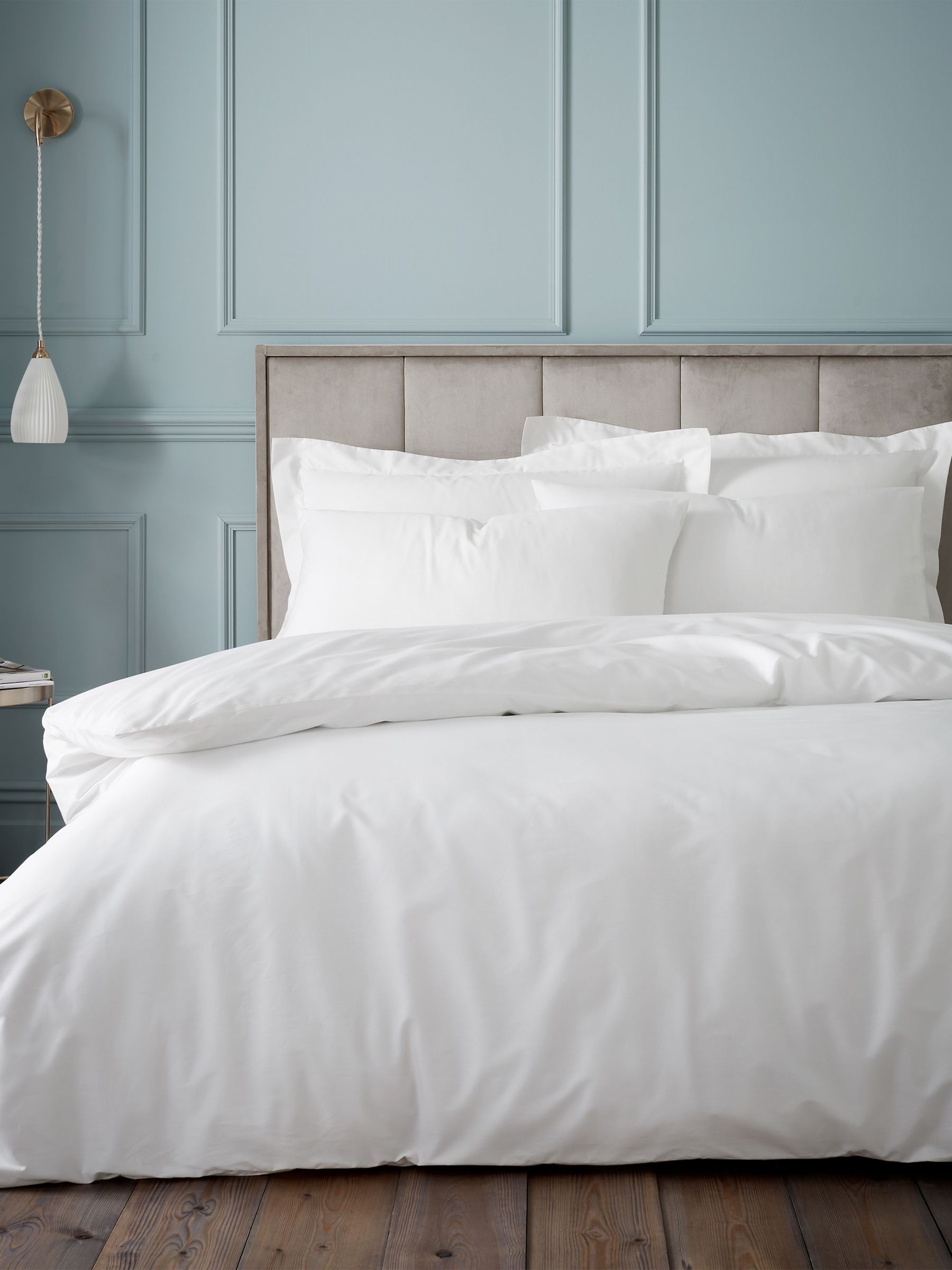 Bianca White Duvet Cover - British product