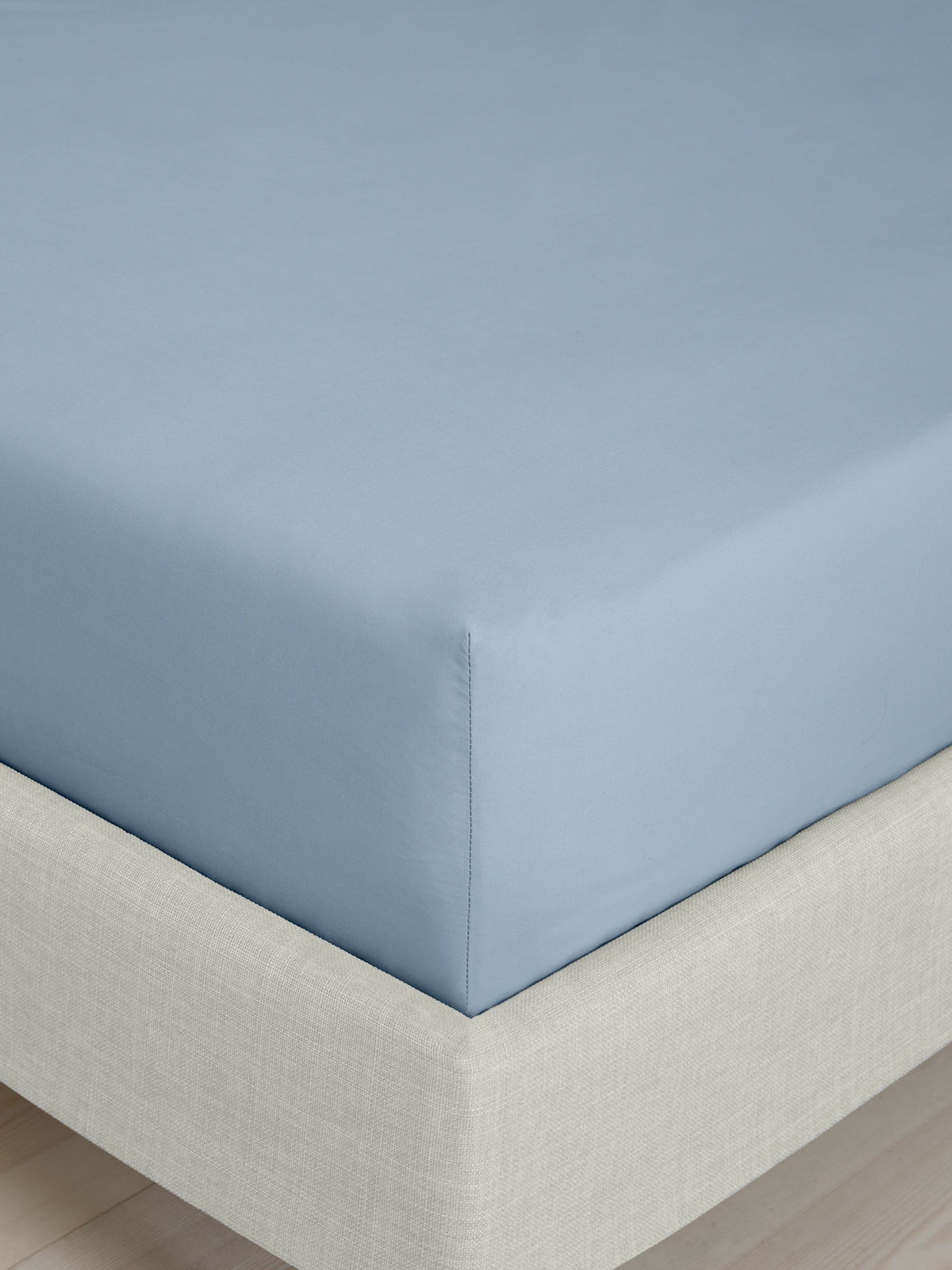 Bianca Blue Extra Deep Fitted Sheet - British product