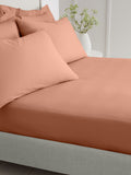 Bianca Clay 200 thread count cotton fitted sheet - British product