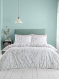 Catherine Lansfield floral reversible duvet cover set - British product