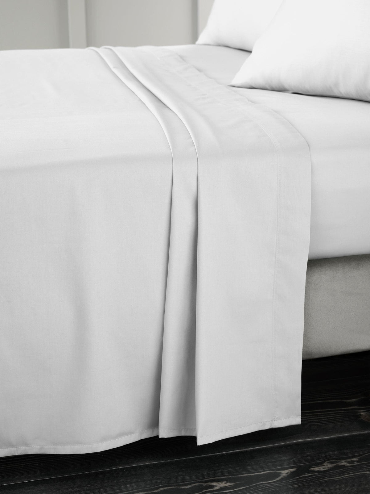 Bianca Dove Grey Flat Sheet - British product