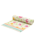 Furn Orange Honeysuckle table runner measuring 230cm by 35cm - British product