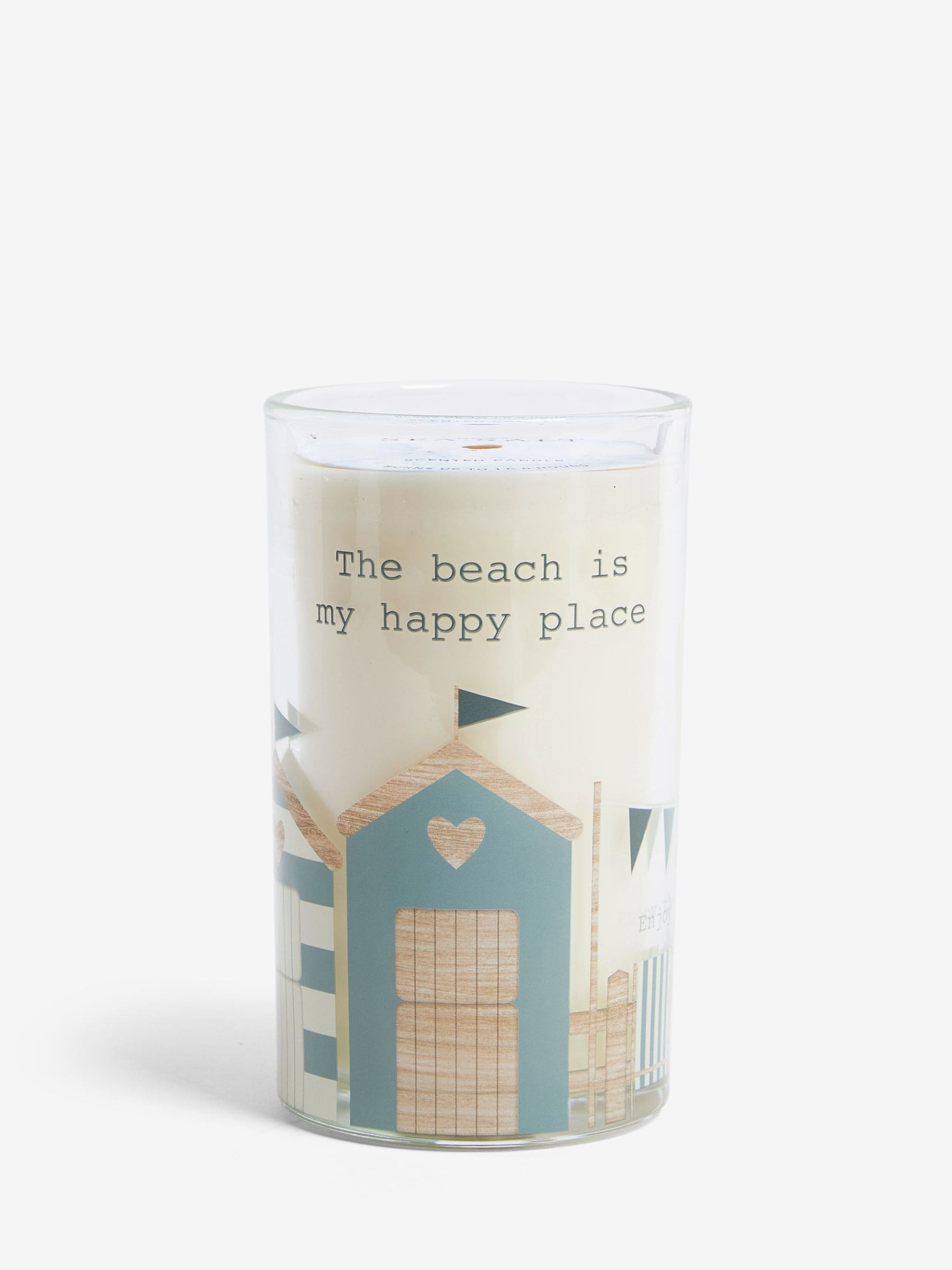Sea Salt and Citrus Coastal Pillar Candle (British brand)