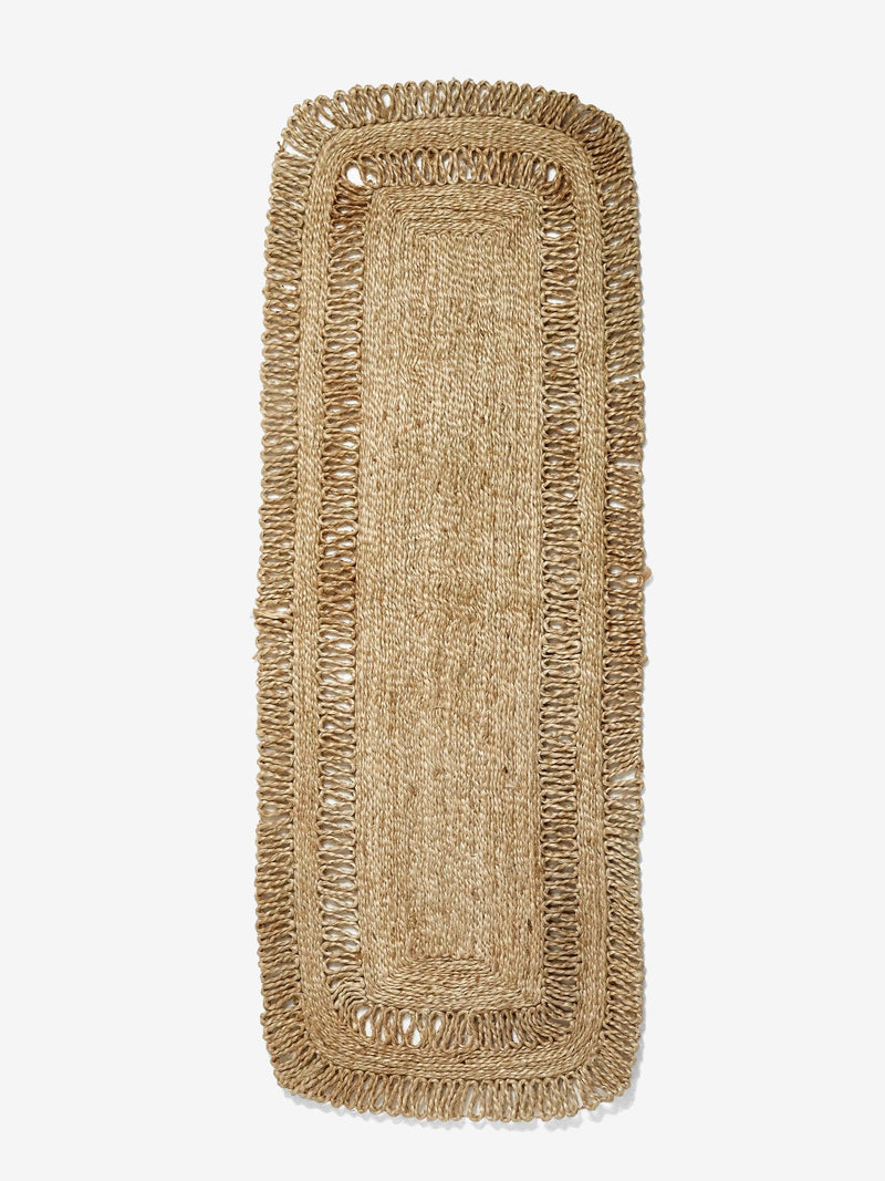 Natural jute kitchen table runner 110cm x 40cm, imported from the UK