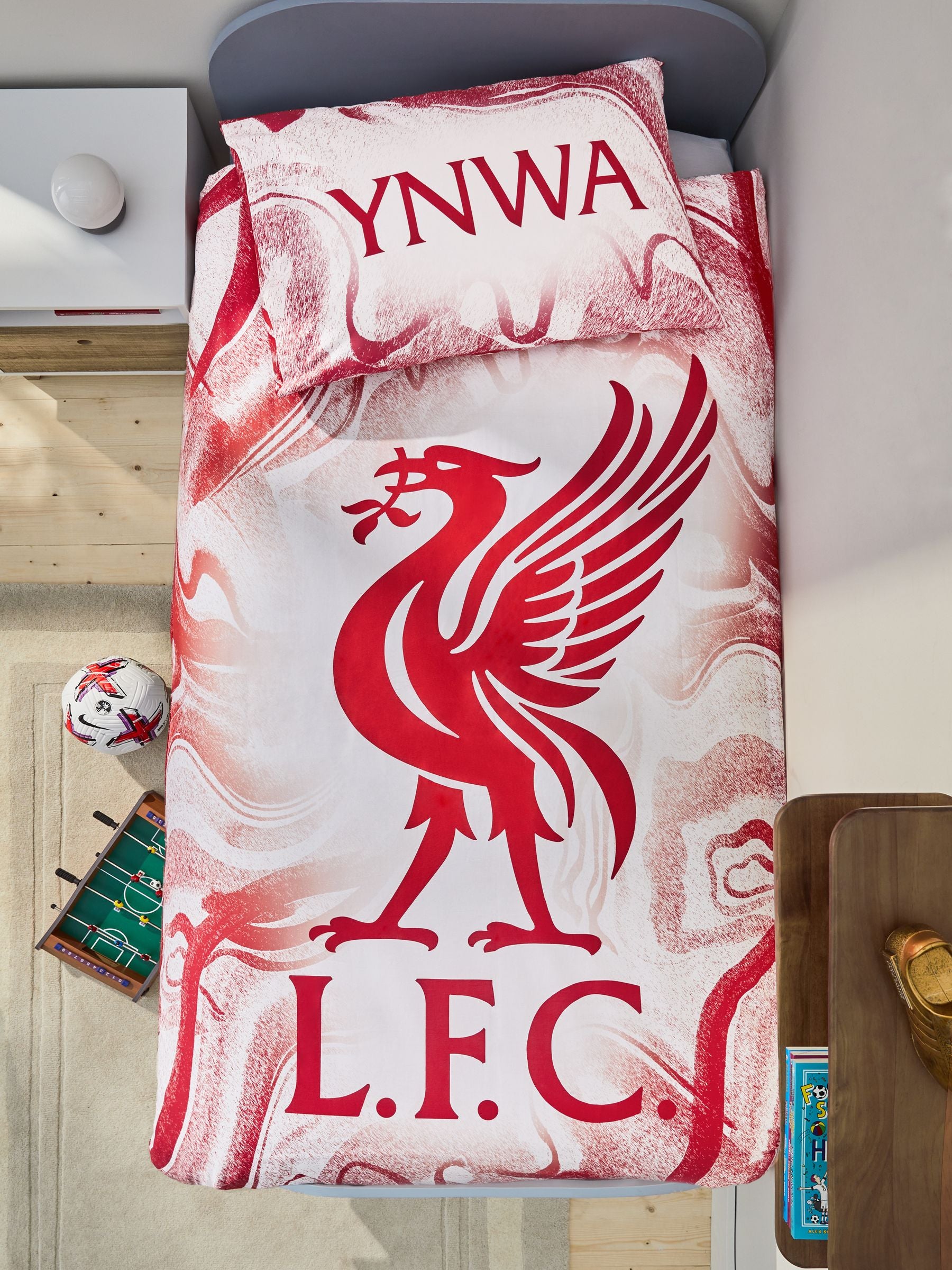 NEXT Liverpool FC duvet cover and pillowcase set (British brand)