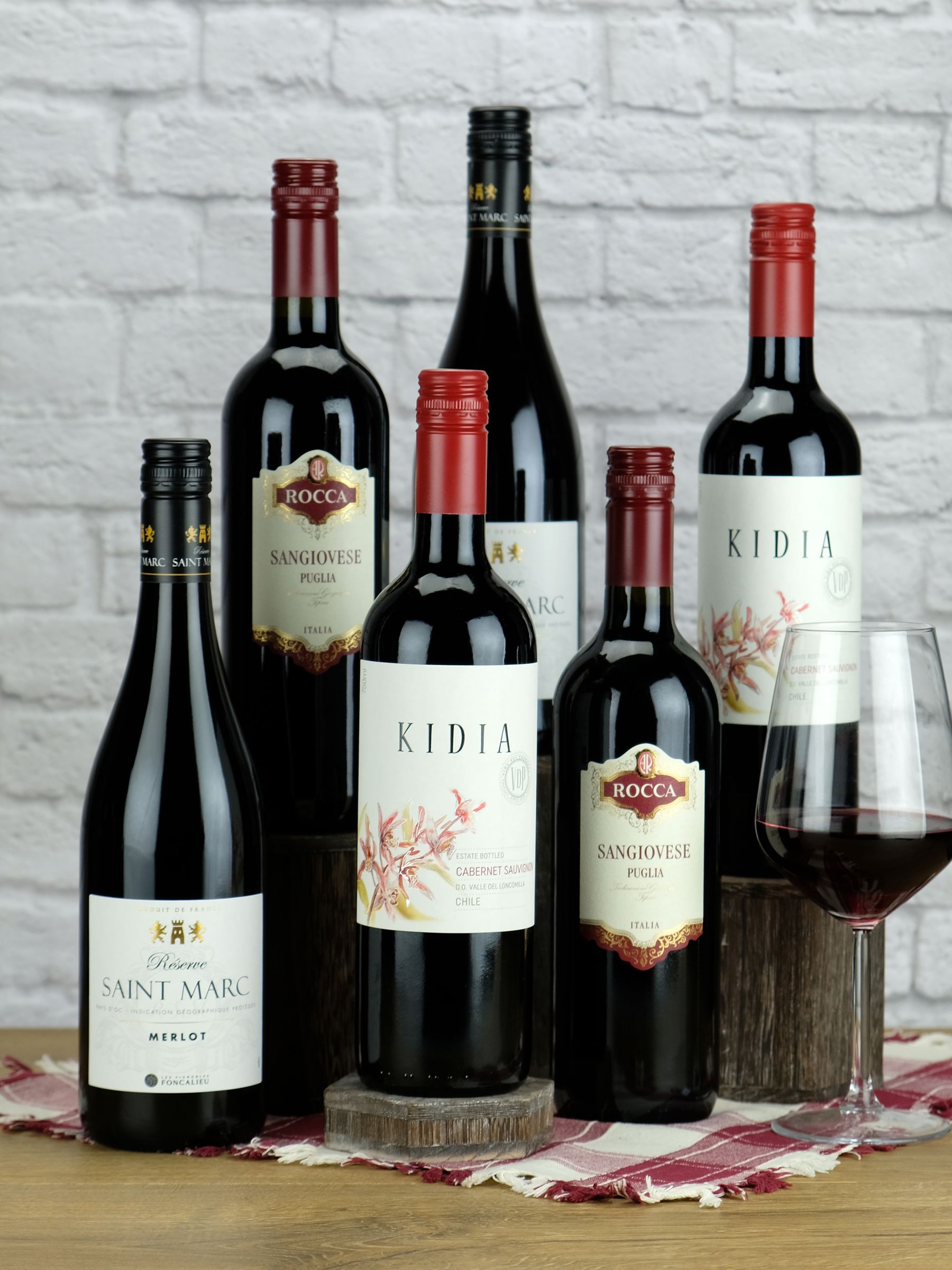 LeBonVin Relaxing Reds mixed red wine case 6x 750ml, UK version