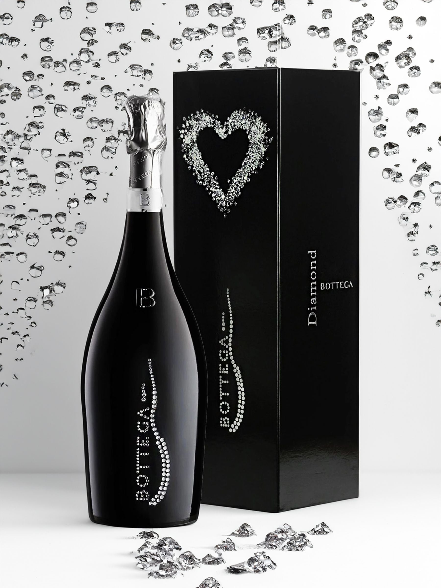 Bottega Diamond Sparkling Pinot Noir Wine 750ml, UK version