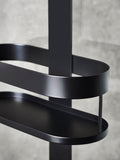 Black Shower Caddy with Wiper