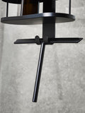 Black Shower Caddy with Wiper