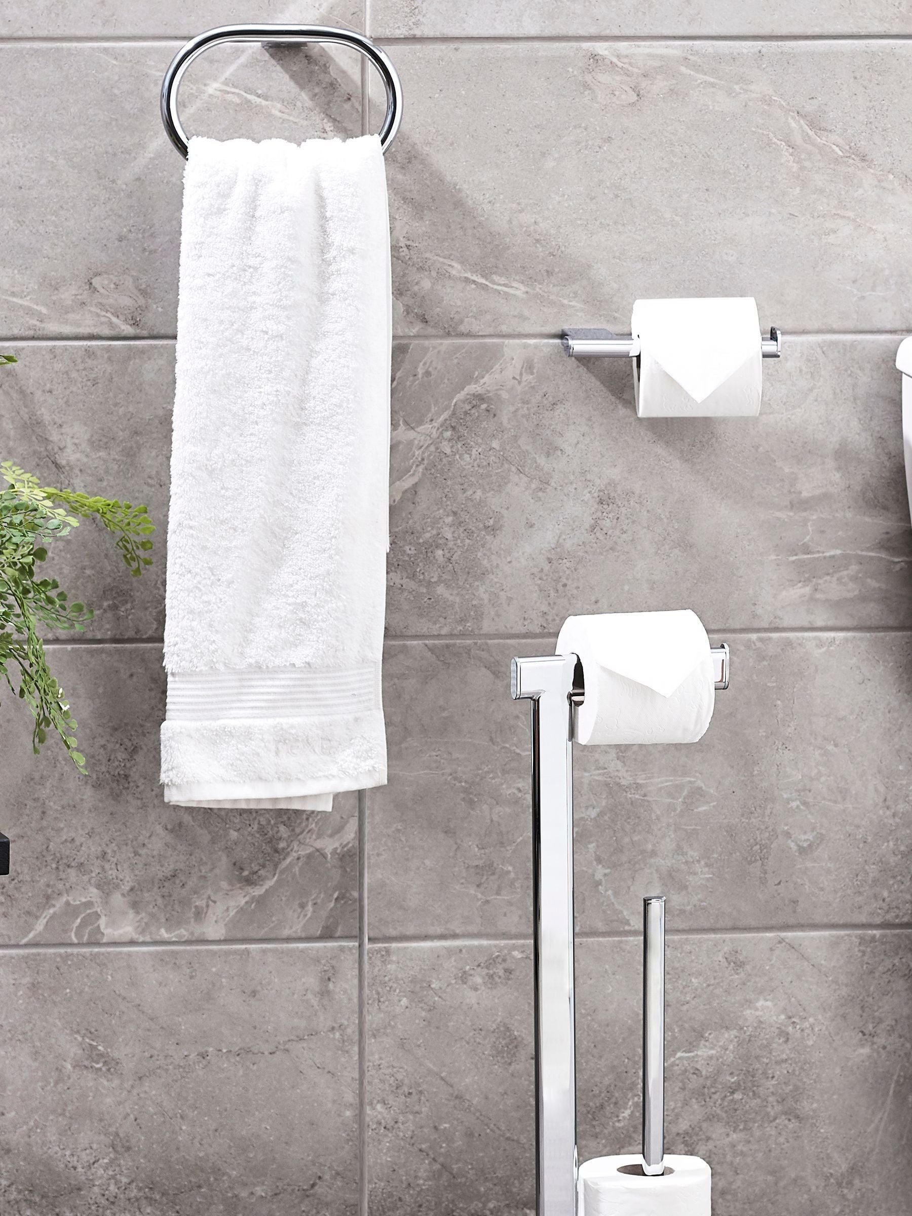 Oslo chrome toilet roll holder - British product