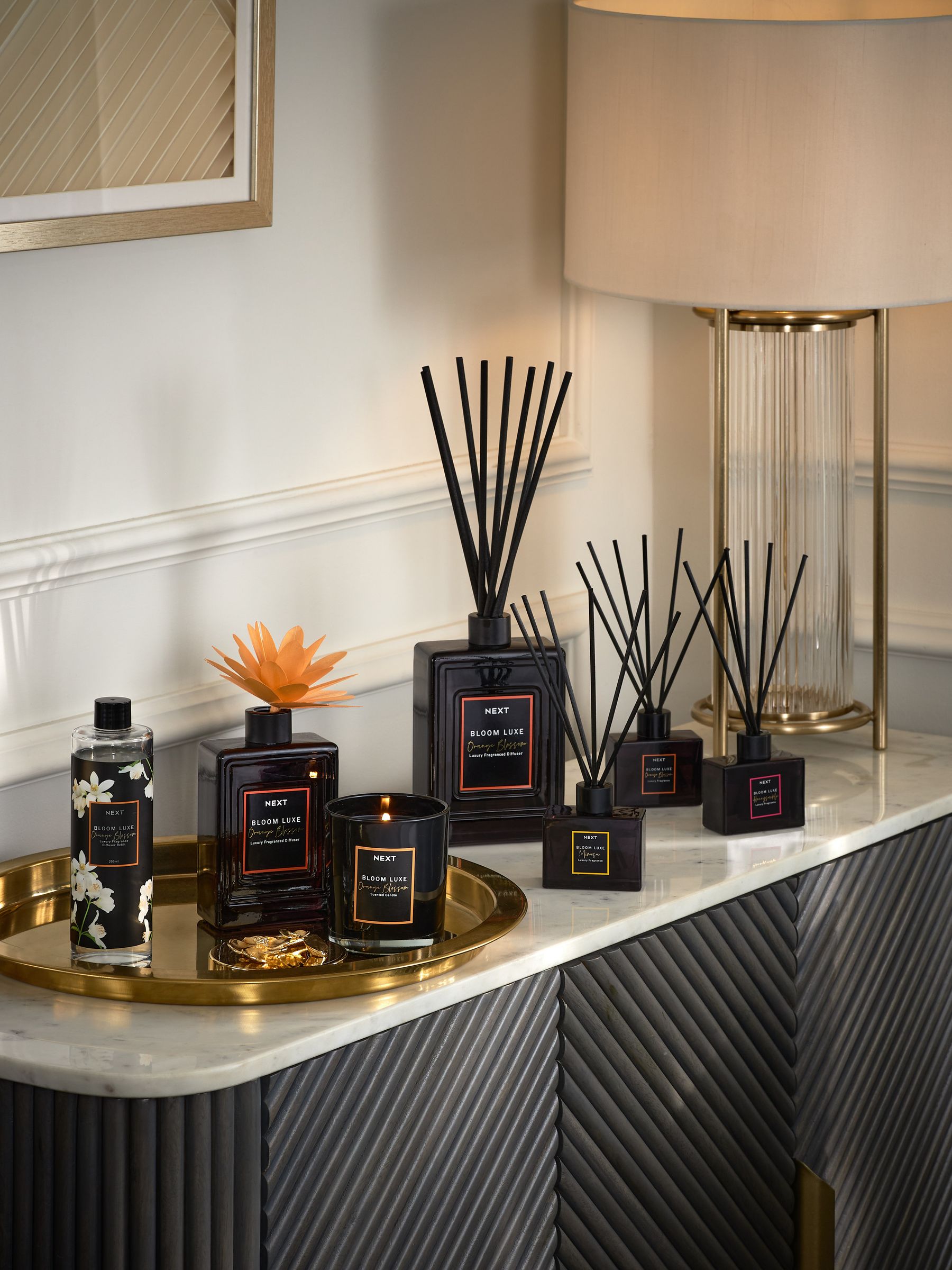 Orange Blossom Bloom Luxe diffuser 180ml, imported from the UK