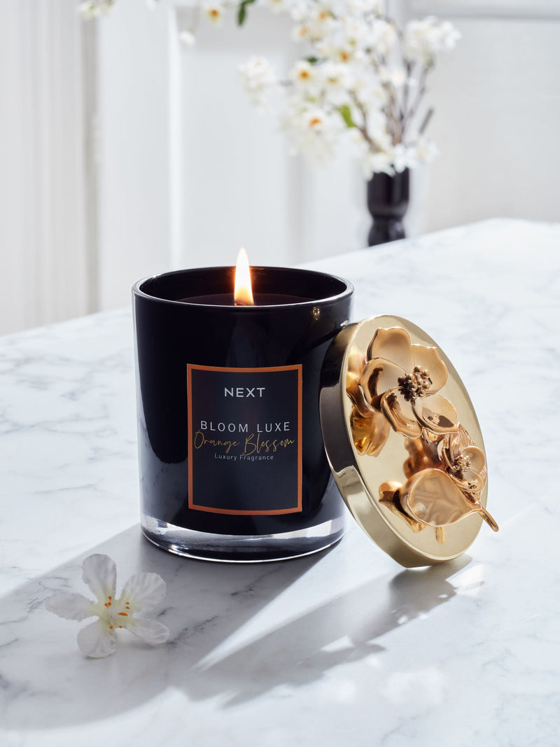 Orange Blossom Bloom Luxe Candle, imported from the UK