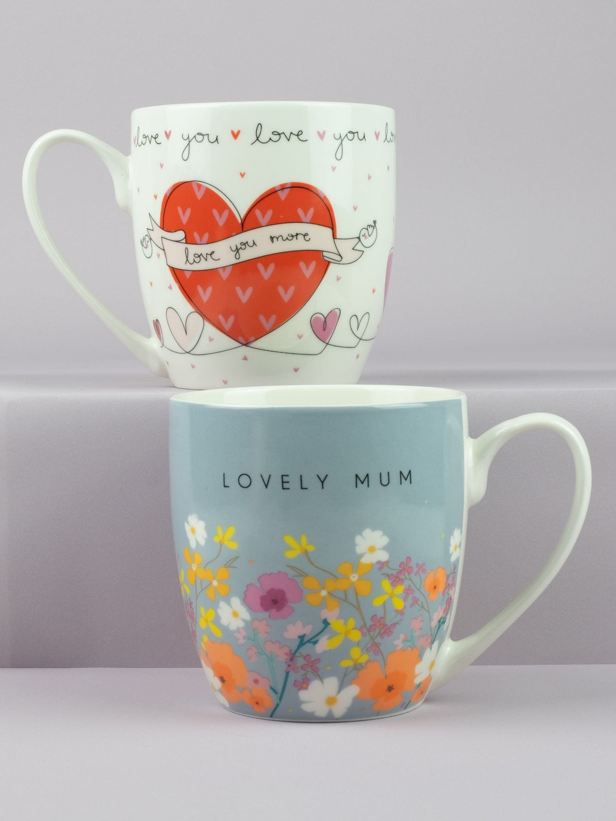 Belly Button Designs Set of 2 Lovely Mum Mug Set