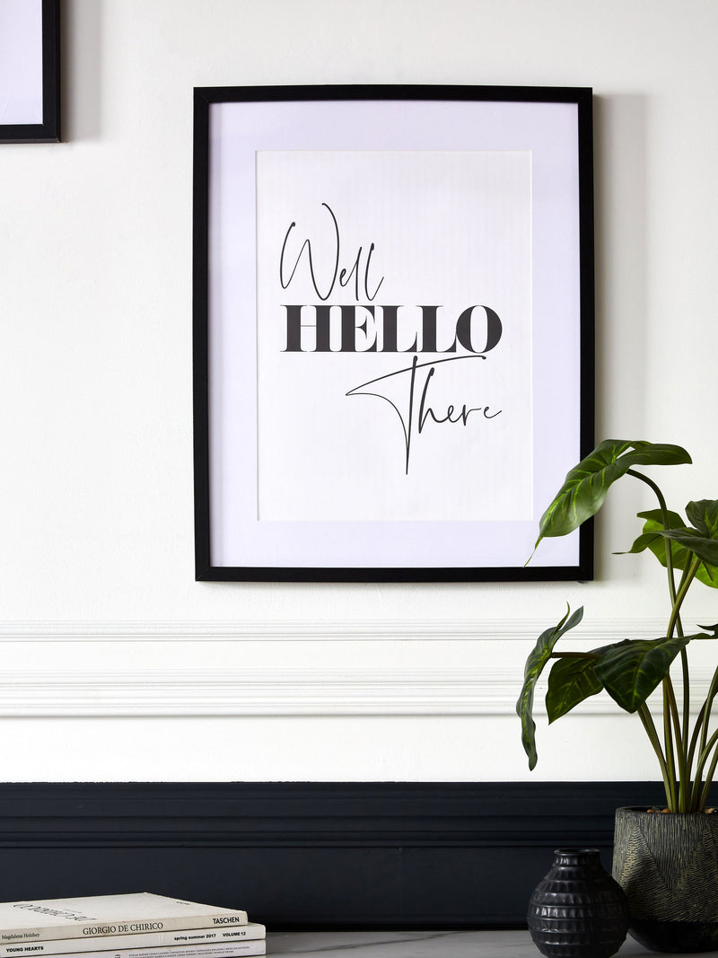 Parker black photo frame for posters - British product