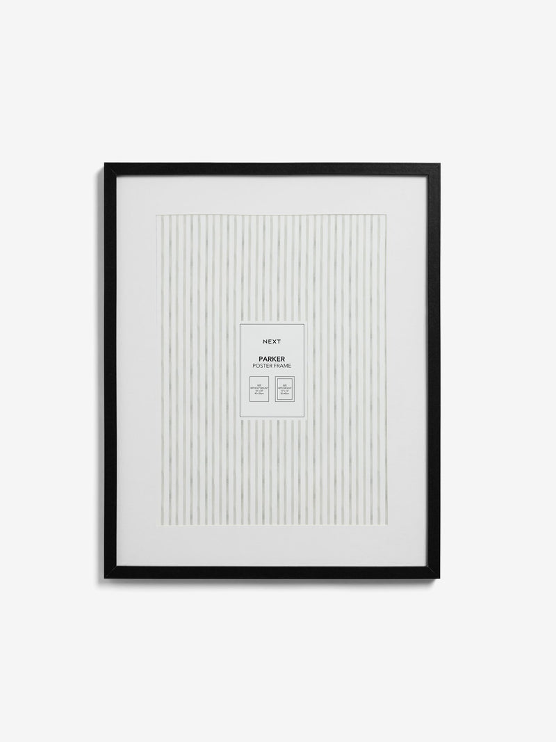 Parker black photo frame for posters - British product