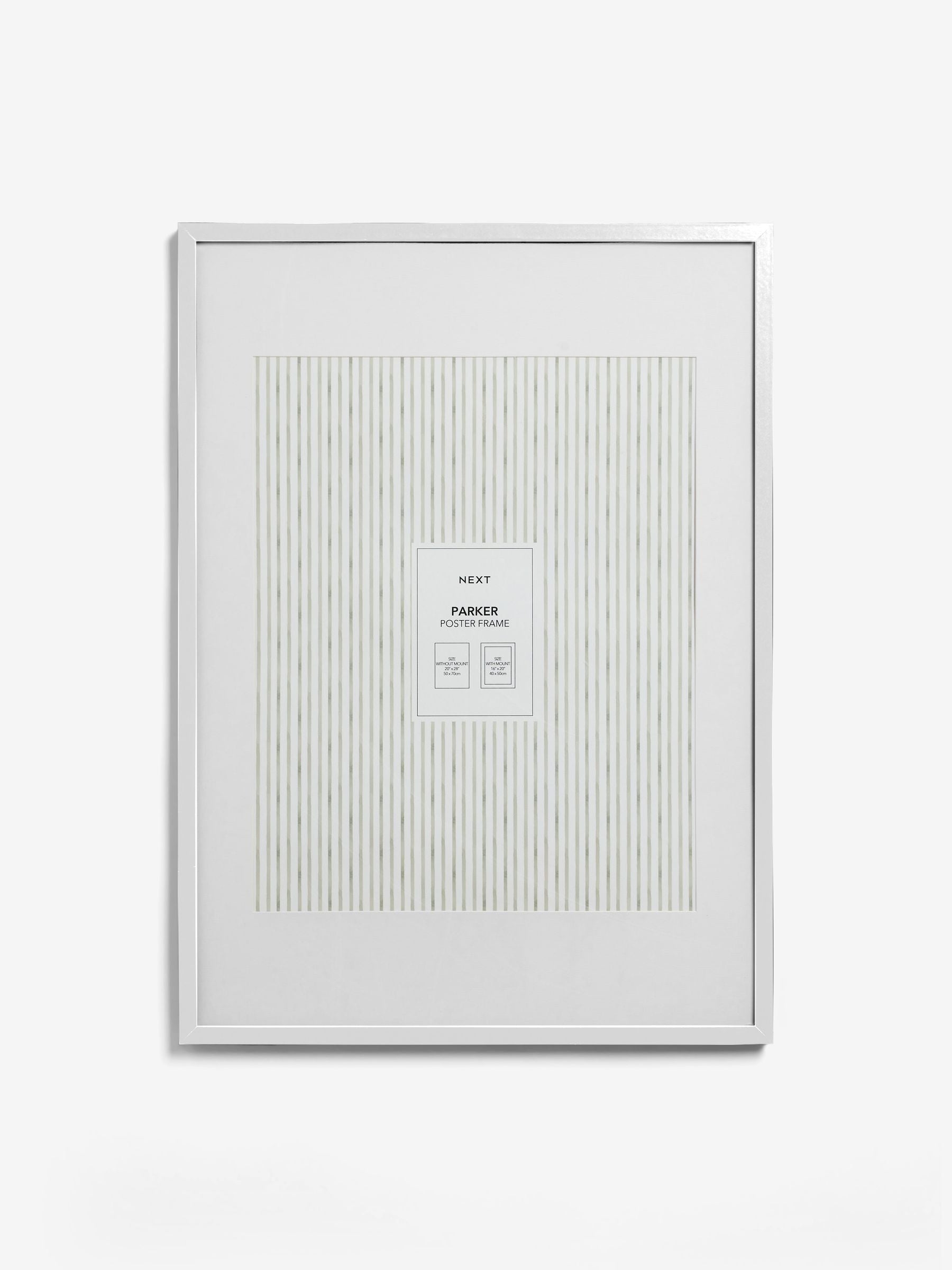 Parker white large poster photo frame (British brand)