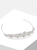 Jon Richard silver tone bridal diamante tiara (British brand)
