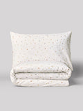 Natural Terrazzo Print Duvet Cover and Pillowcase Set, imported from the UK