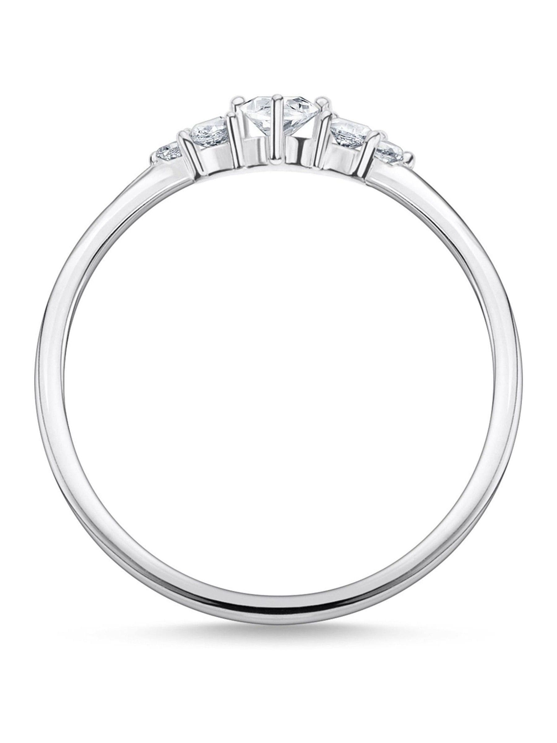 Thomas Sabo White Sparkling Vintage ring (British brand)