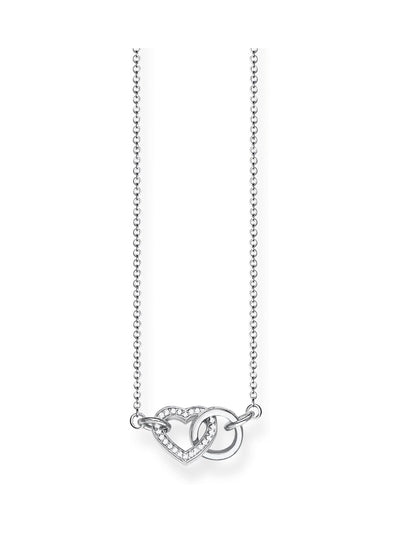 Thomas Sabo White Heart Together Necklace