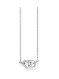 Thomas Sabo White Heart Together Necklace