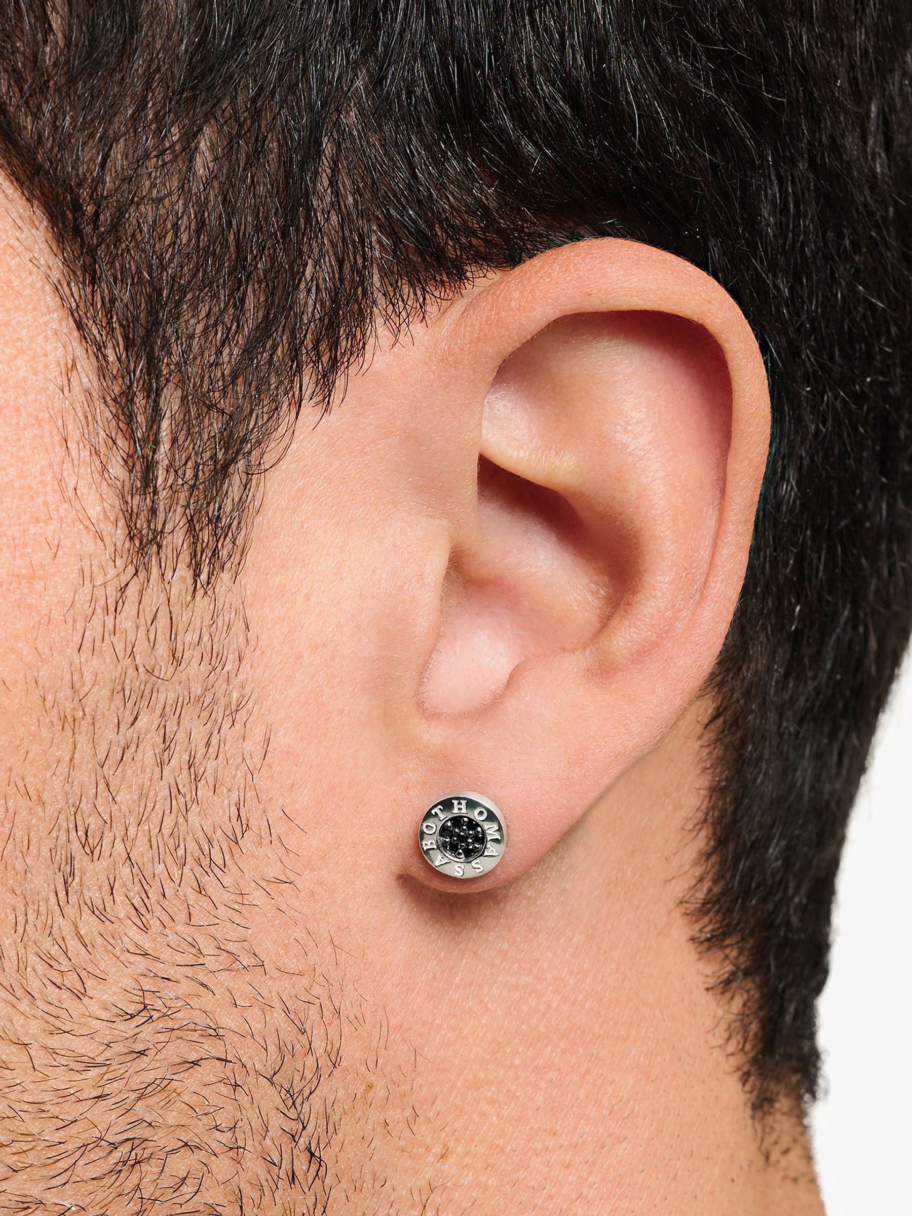 Thomas Sabo black pavé studs 0.9 cm (British brand)