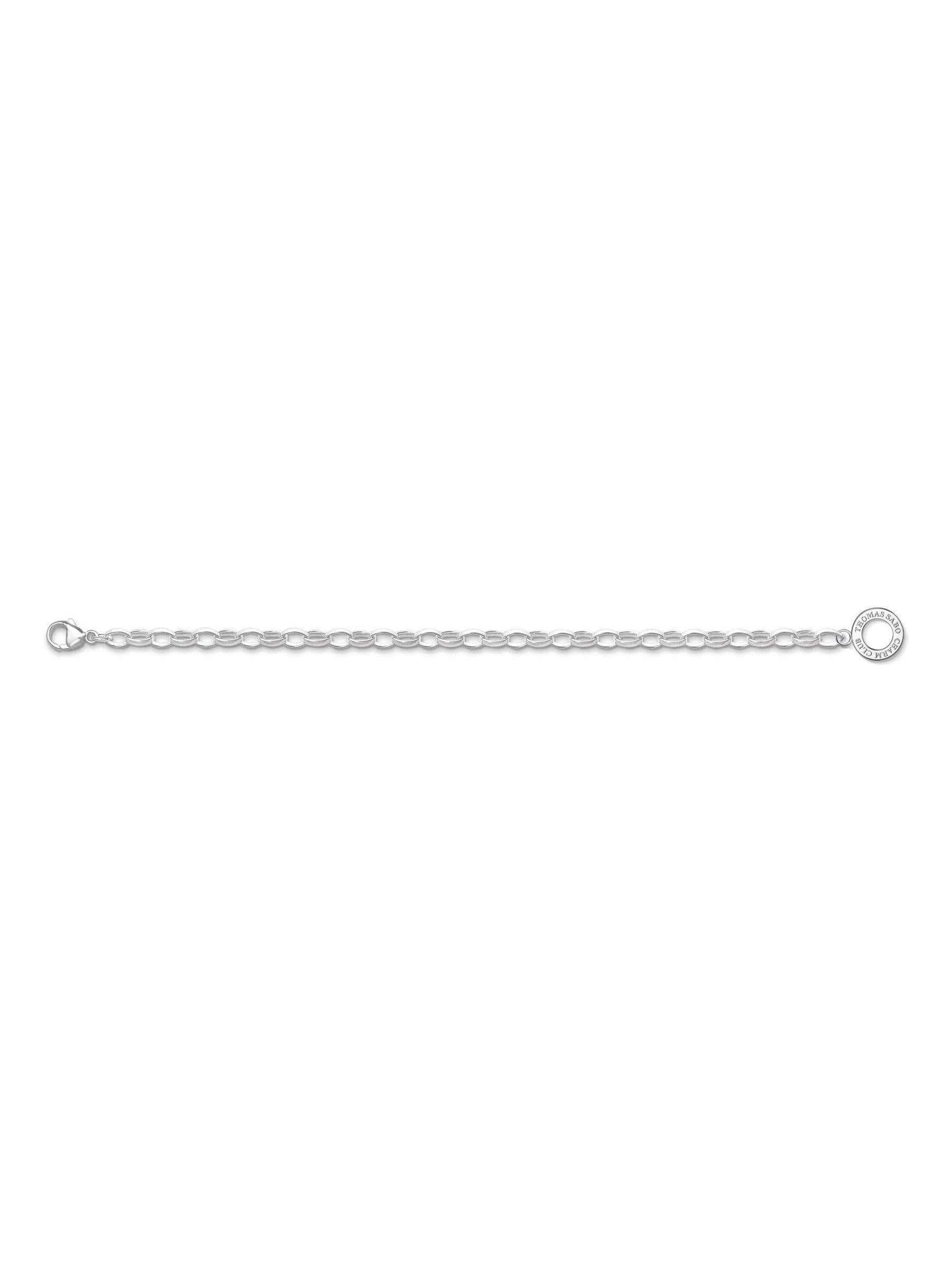 Thomas Sabo silver charm bracelet 0.5cm width (British brand)