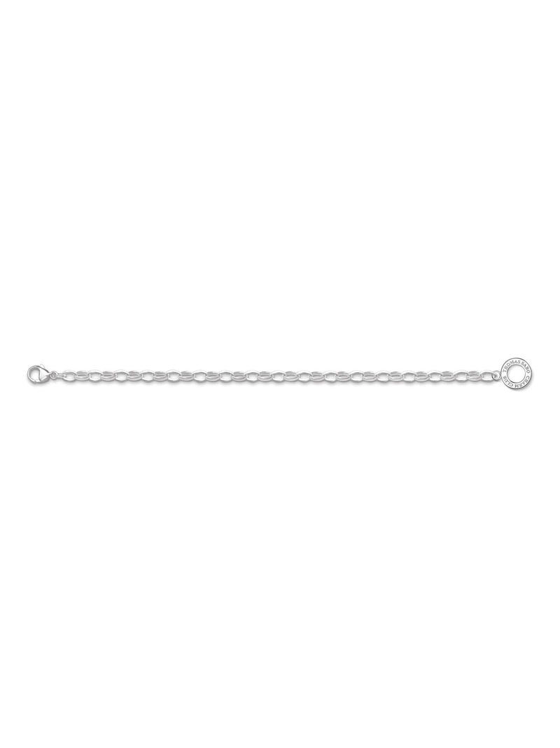 Thomas Sabo silver charm bracelet 0.5cm width (British brand)